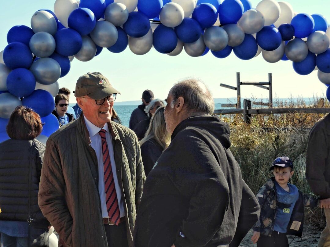 seniors at community event