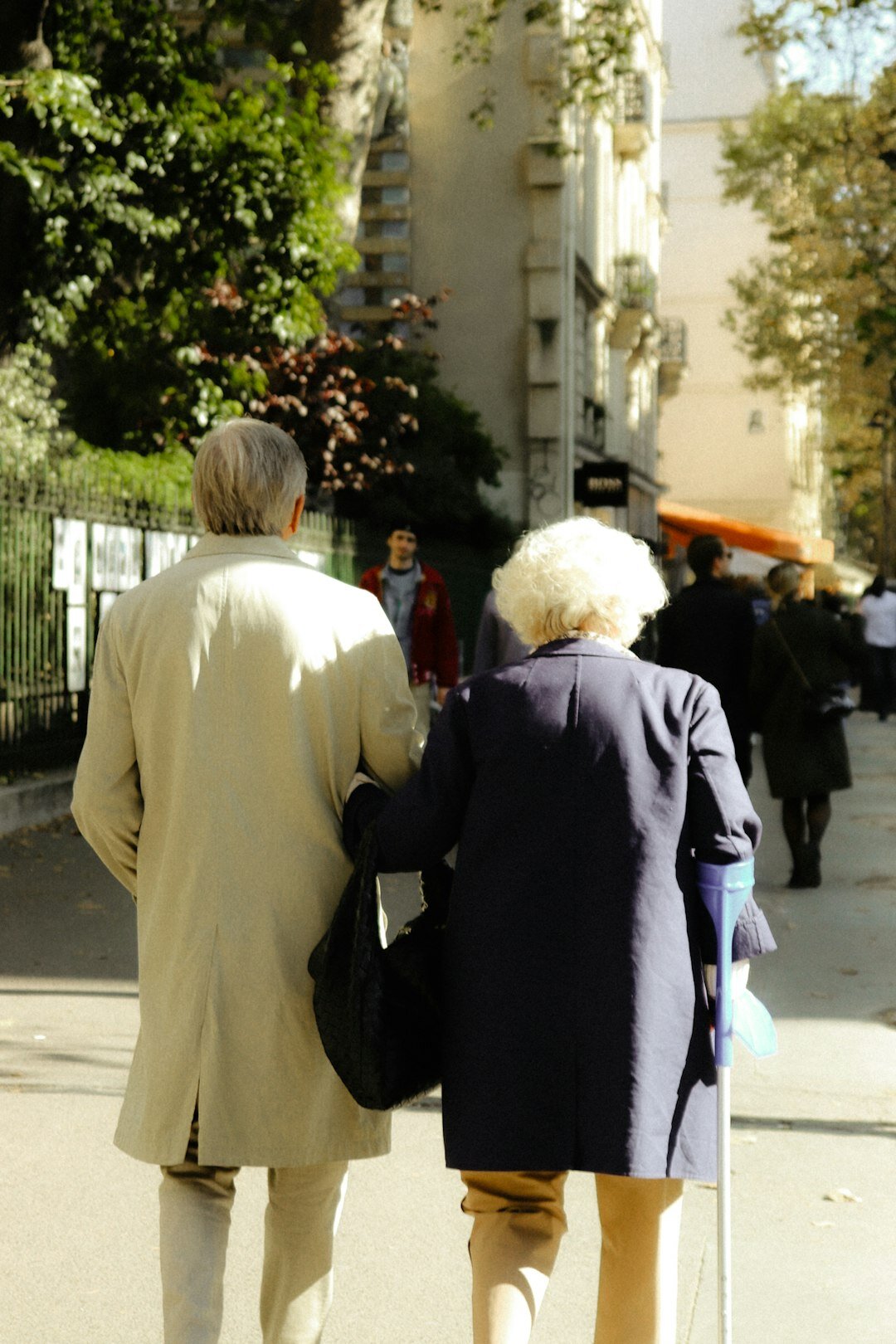 senior citizens using new service
